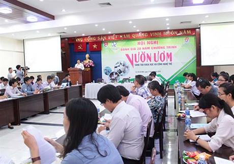 Triển khai chương trình Vườn ươm sáng tạo khoa học và công nghệ trẻ 2018