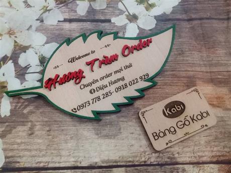 Bảng gỗ Kabi: tạo điểm nhấn cho những cửa hàng trực tuyến