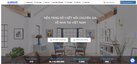 Ứng dụng Alobase - kết nối gia chủ với các kiến trúc sư