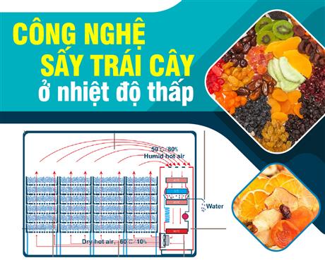 Công nghệ sấy trái cây ở nhiệt độ thấp