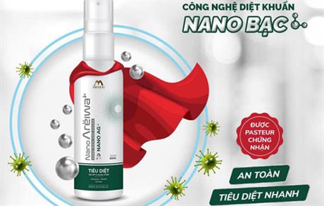 Ứng dụng sản phẩm chứa nano bạc sản xuất bằng công nghệ chiếu xạ