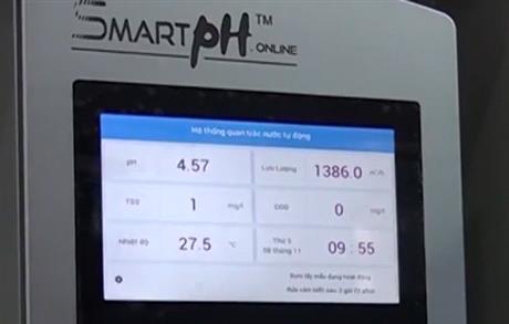 Techmart Công nghệ sinh học 2020: Hệ thống quan trắc nước thải sau xử lý