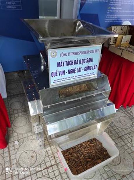 Máy loại bỏ dị vật trong chế biến nông sản, thực phẩm