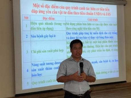 Quy trình canh tác nông nghiệp hữu cơ tiên tiến