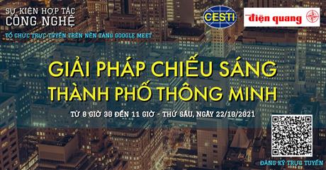 Mời tham dự sự kiện Hợp tác công nghệ “Giải pháp chiếu sáng thành phố thông minh”