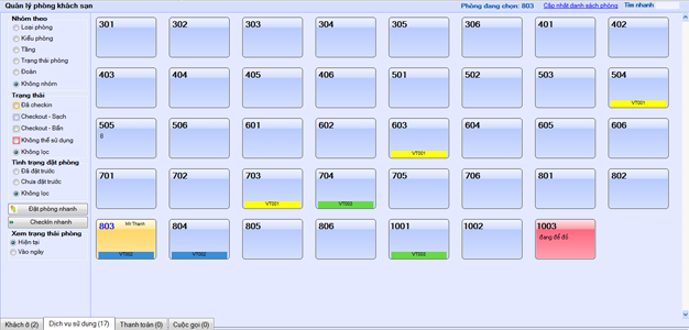 Phần mềm quản lý khách sạn Master Hotel 3.1