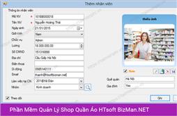 Phần mềm bán hàng thời trang HTsoft BizMan