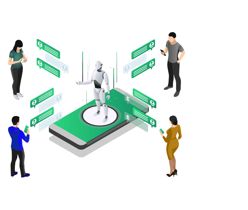 Nền tảng tạo A.I Chatbot tự động hóa hoạt động Marketing và bán hàng kết hợp hệ thống social CRM AI CHATBOT HANA