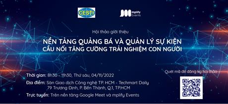 Mời tham dự hội thảo " Nền tảng quảng bá và quản lý sự kiện –mpLify Events"