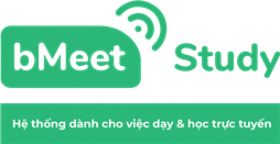 Phần mềm Dạy và học trực tuyến bMeet Study