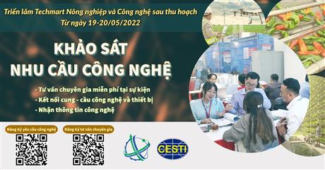 Techmart Nông nghiệp & Công nghệ sau thu hoạch: Khảo sát nhu cầu công nghệ, hỗ trợ kết nối tại Techmart Nông nghiệp & Công nghệ sau thu hoạch 2022