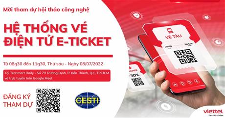 Mời tham dự hội thảo Hệ thống vé điện tử - E-Ticket