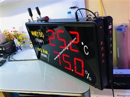 Đồng hồ LED đo nhiệt độ độ ẩm cho nhà xưởng