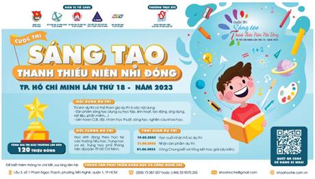 Thành phố Hồ Chí Minh phát động cuộc thi sáng tạo thanh thiếu niên, nhi đồng lần thứ 18 năm 2023