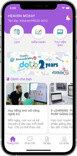 Ứng dụng (Mobile App) quản lý giảng dạy DOTB TEA