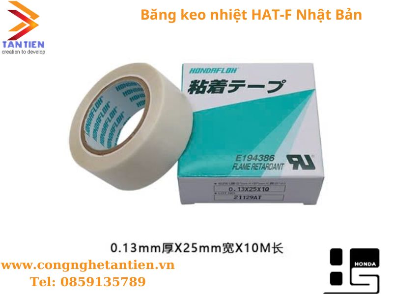 Băng keo chịu nhiệt HAT-F13-25 Nhật Bản