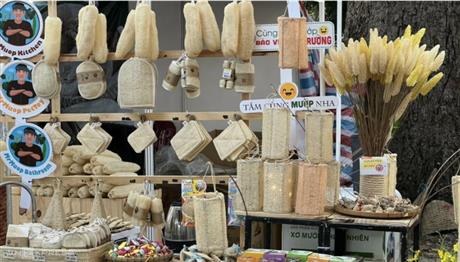 Khởi nghiệp từ xơ mướp