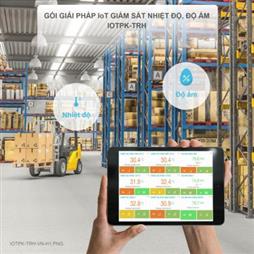 Giải pháp IoT giám sát nhiệt độ, độ ẩm