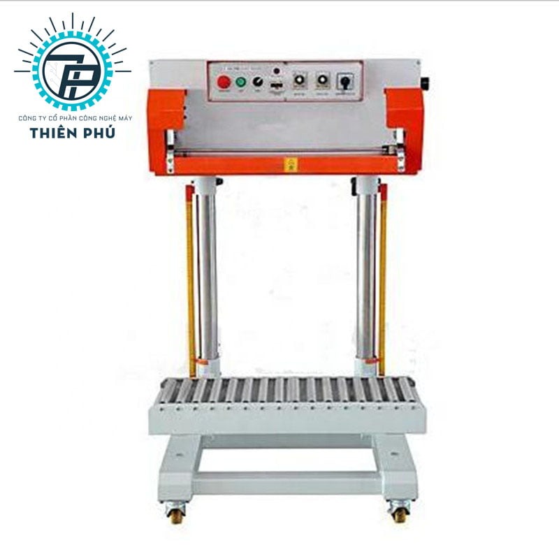 Máy hàn miệng túi băng tải con lăn QLF 700