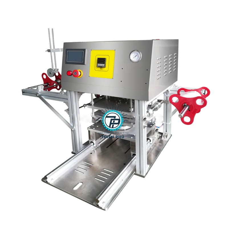 Máy dán miệng hộp PE,PET,PP