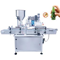 Máy chiết rót và siết nắp chai tự động