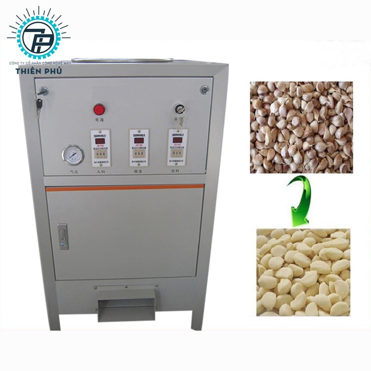 Máy bóc vỏ hành tỏi