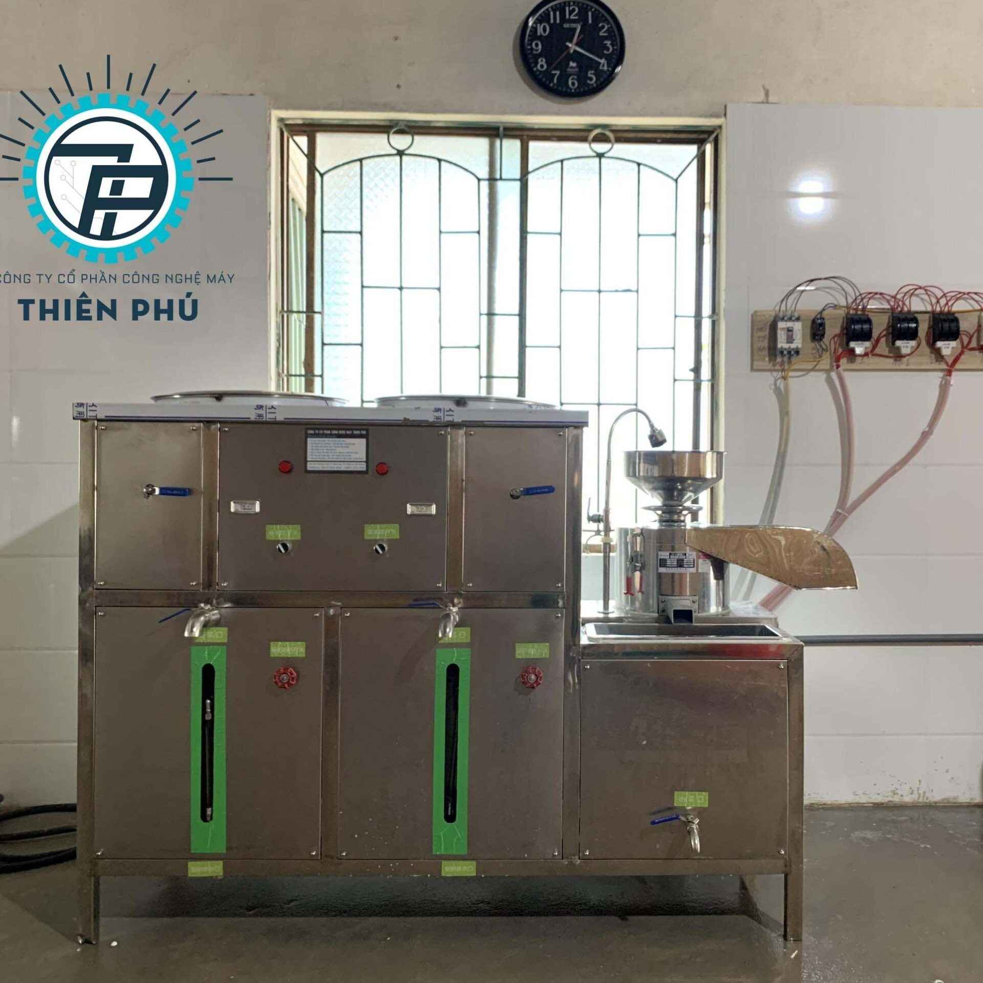 Dây chuyền sản xuất đậu 100 kg/h