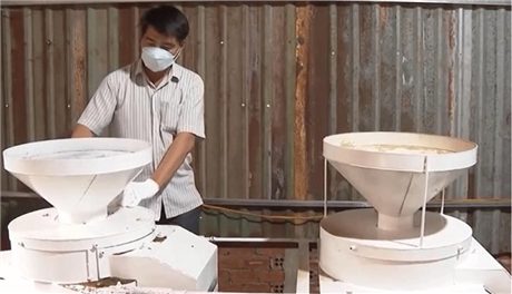 Máy sơ chế quả sachi