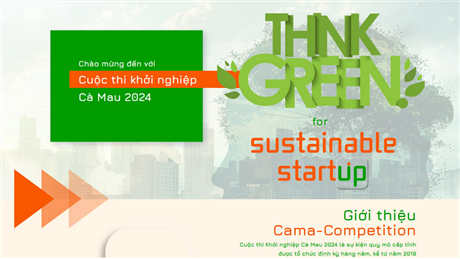 CamaUP’24 mang chủ đề “Khởi nghiệp xanh - Xu hướng phát triển bền vững”