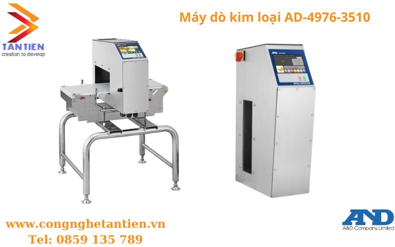 Máy dò kim loại AD-4976-3510 A&D Nhật Bản: Bảo vệ an toàn thực phẩm hiệu quả