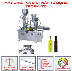 Máy Chiết và Siết Nắp Tự Động TPCRVNTD