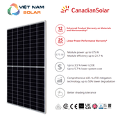 Tấm Pin Năng Lượng Mặt Trời Canadian Solar 675WP – HiKu7-CS7N-675MS
