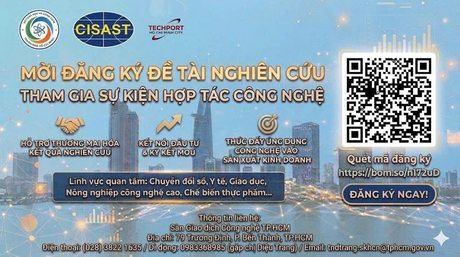 Mời đăng ký đề tài, kết quả nghiên cứu tham gia sự kiện “Hợp tác công nghệ”