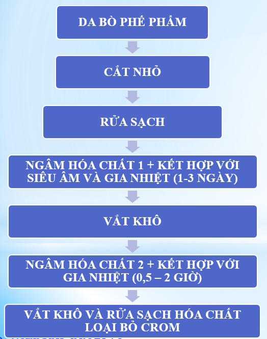 Quy trình xử lý chế phẩm da thuộc bò