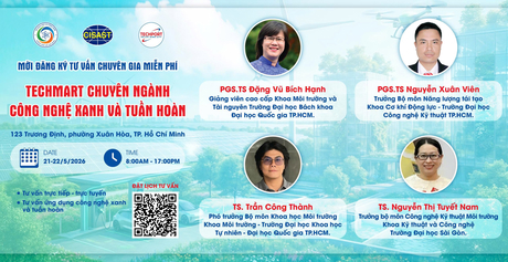 Giới thiệu đội ngũ chuyên gia tư vấn miễn phí tại Techmart “Công nghệ xanh và Tuần hoàn” Năm 2026