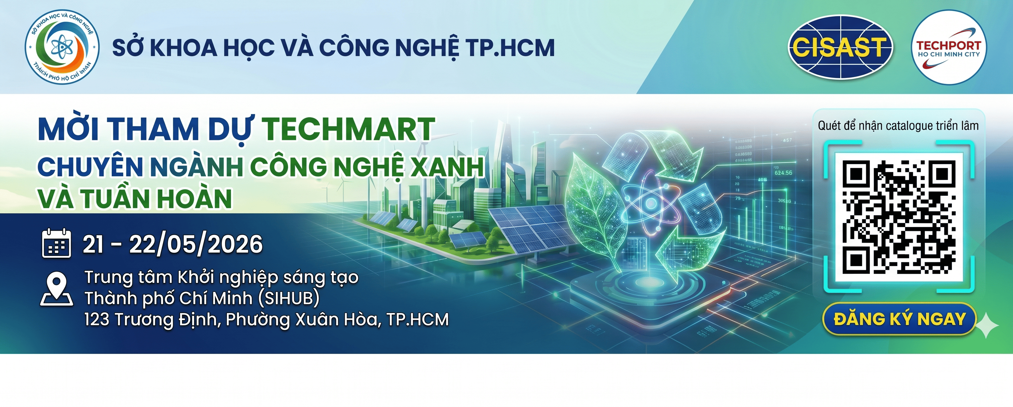 Mời tham dự Techmart Công nghệ xanh và tuần hoàn