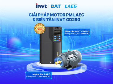 Giải pháp tiết kiệm năng lượng cho hệ thống truyền động công nghiệp với động cơ PM/PMSM và biến tần INVT