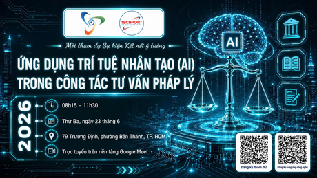Mời tham gia Sự kiện Kết nối ý tưởng với chủ đề “Ứng dụng trí tuệ nhân tạo (AI) trong công tác tư vấn pháp lý”
