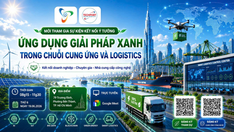 Mời tham gia Sự kiện Kết nối ý tưởng với chủ đề “Ứng dụng giải pháp xanh trong chuỗi cung ứng và logistics”