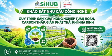 Mời doanh nghiệp đăng ký khảo sát nhu cầu ứng dụng công nghệ nông nghiệp tuần hoàn, giảm phát thải khí nhà kính