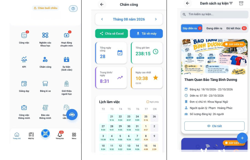 App BDU Assistant : nền tảng di động hỗ trợ nhân viên