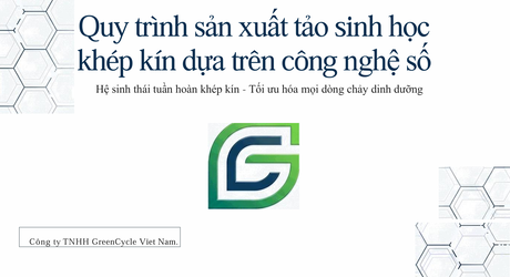 Techmart CNX 2026: Quy trình sản xuất tảo sinh học khép kín dựa trên công nghệ số