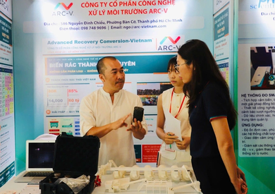 Công nghệ xử lý rác 'không đốt, không chôn lấp' tại Techmart HCM