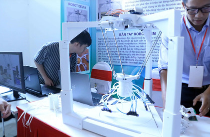 Robot mềm, nhựa từ vỏ trấu và hơn 100 công nghệ, thiết bị xanh tại Techmart 2026