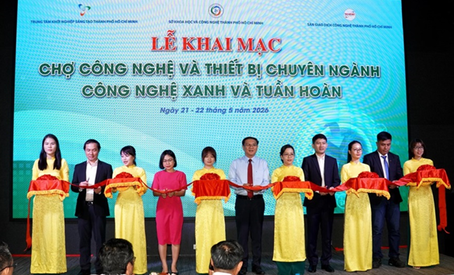 TP.HCM khai mạc Techmart 2026: không gian kết nối chuyển giao công nghệ xanh và bền vững