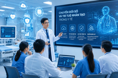 Đào tạo nhân lực làm chủ chuyển đổi số và trí tuệ nhân tạo, thúc đẩy y tế số phát triển