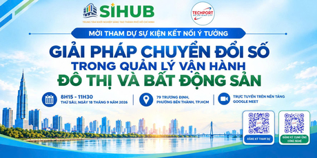 Mời tham gia Sự kiện Kết nối ý tưởng “Giải pháp chuyển đổi số trong quản lý, vận hành đô thị và bất động sản”
