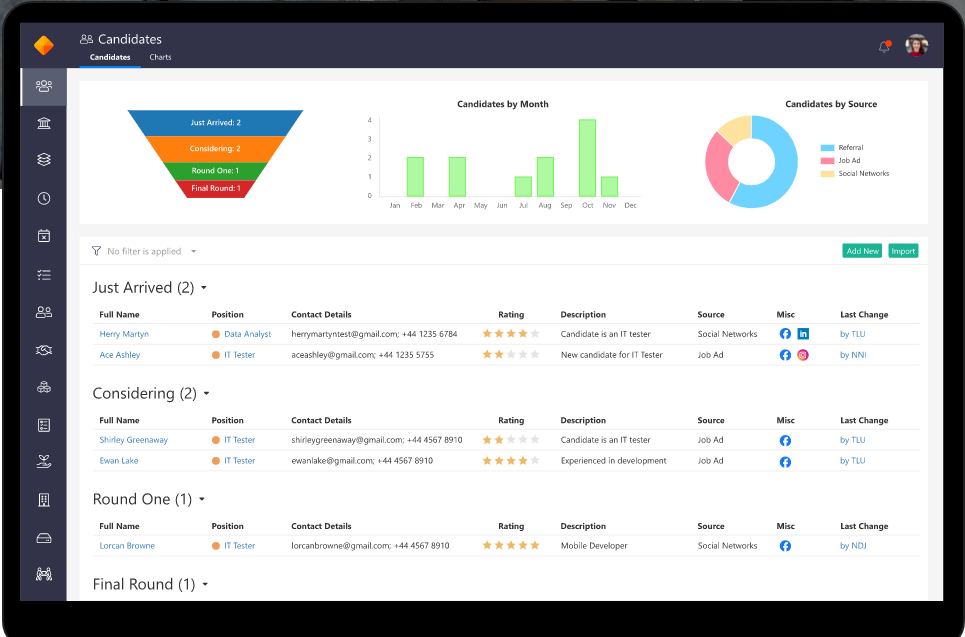 Nền tảng quản lý tuyển dụng
