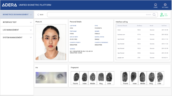 Unified Biometric Management Solution