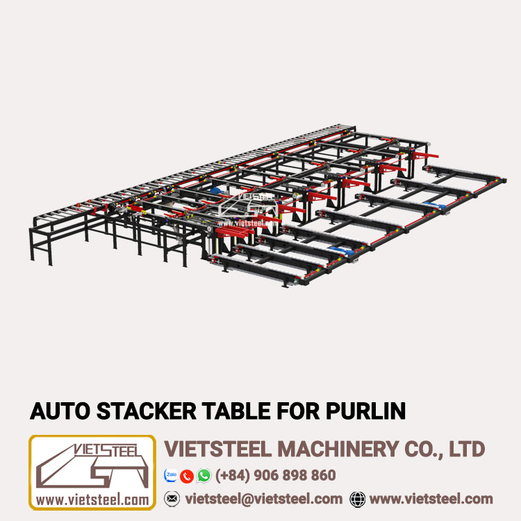 Auto Stacker Table for Purlin